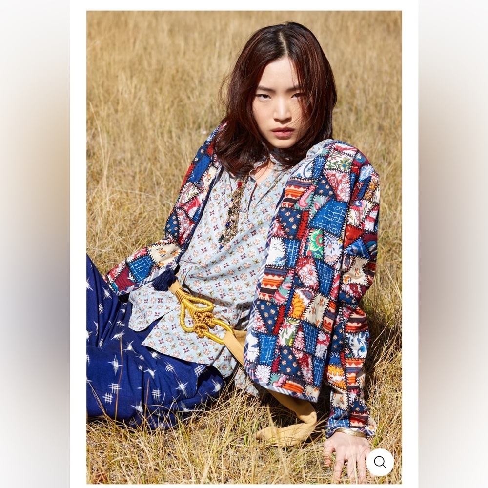 - Alix Of Bohemia Billie Broken Glass Quilt Reverseable  Jacket - Picture 4 of 17